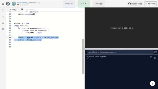 Game of life del 2 - från idé till ett python program смотреть онлайн