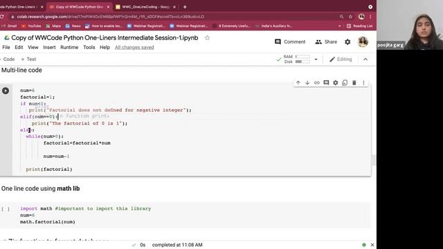 Less Is More: How to Code Python in One Line (Session 2: Intermediate Level Part 1) смотреть онлайн