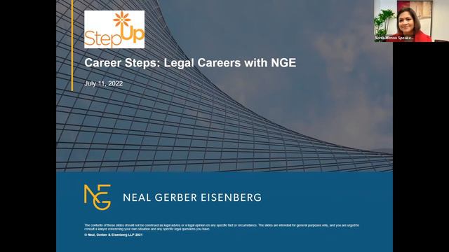 Career Steps With Neal Gerber Eisenberg - Career Camp