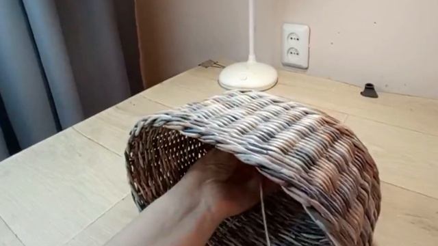 МК. Ручки для мини-хлебницы из бумажных трубочек в стиле 