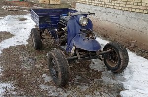 Мотороллер муравей. Переделка.