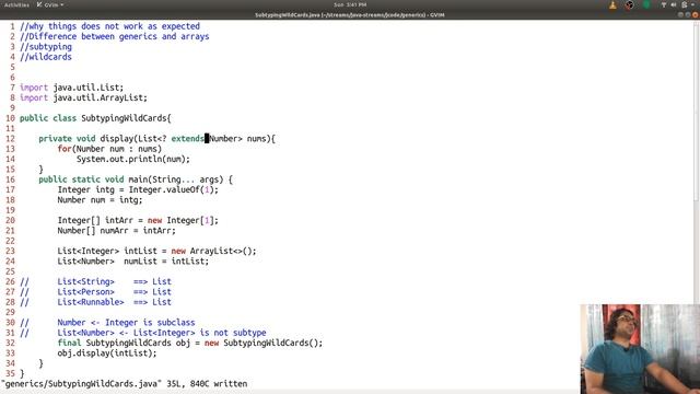 Java Live Coding : Subtyping and Wildcards in Java Generics смотреть онлайн