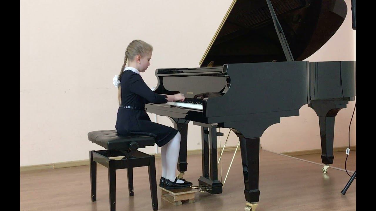 Юрк Полина 3 класс, А.Гедике "Пьеса", М.Парцхаладзе "Этюд" g-moll смотреть онлайн