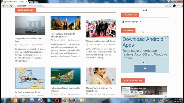 Responsive WordPress Theme for Online Newspaper or Magazine, 2 смотреть онлайн