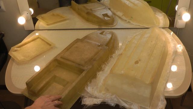 Карповый кораблик своими руками /часть15 Обзор косяков и ошибок при выклейке смотреть онлайн