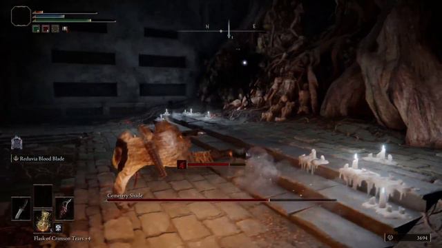 Cemetery Shade (Tombsward Catacombs) Boss Fight (Elden Ring) смотреть онлайн
