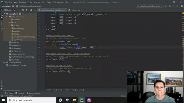 Python: matrix - multidimensional variables смотреть онлайн