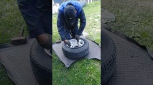 Переобувка колёс своими руками r16