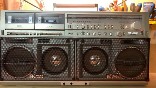Sharp GF-777H. Стереозвучание кассеты metal TDK MA-X90. смотреть онлайн