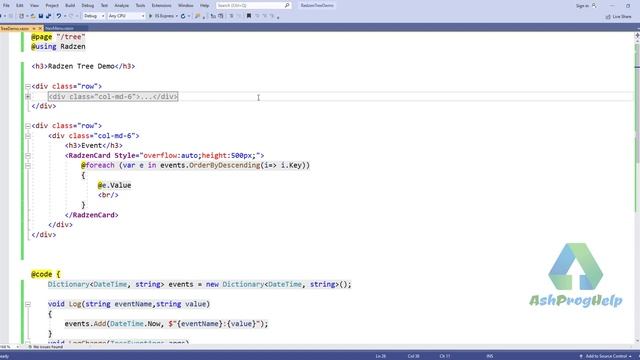Radzen Blazor Tree Part-1 смотреть онлайн