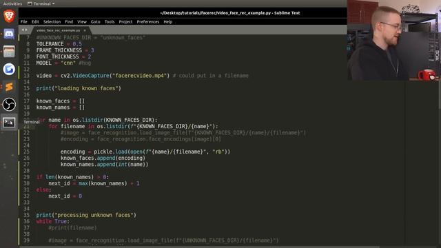 Facial Recognition on Video with Python смотреть онлайн