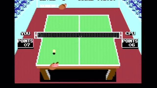 Konami's Ping Pong C64 Played Badly (Un-Emulated) смотреть онлайн