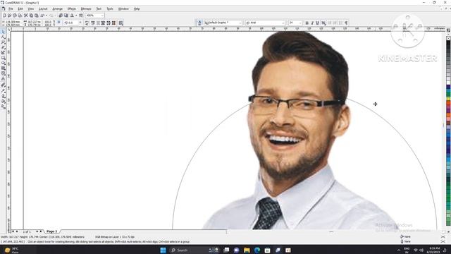 awesome effect on Corel draw#coreldraw #photoshop смотреть онлайн