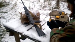 Тест пулевых патронов 20го калибра на кучность.