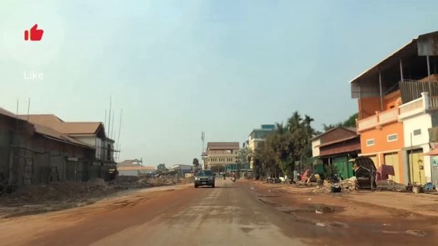 Siemreap City view February 5 | Road under construction | Life motivation | Travel guide смотреть онлайн