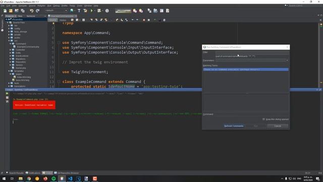 How to render a Twig View inside a command in Symfony 5 смотреть онлайн