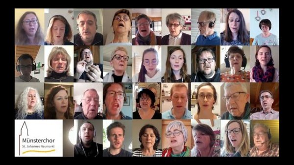 Münsterchor St. Johannes Neumarkt: "Tenebrae factae sunt" (Marc'Antonio Ingegneri) - Virtual Choir