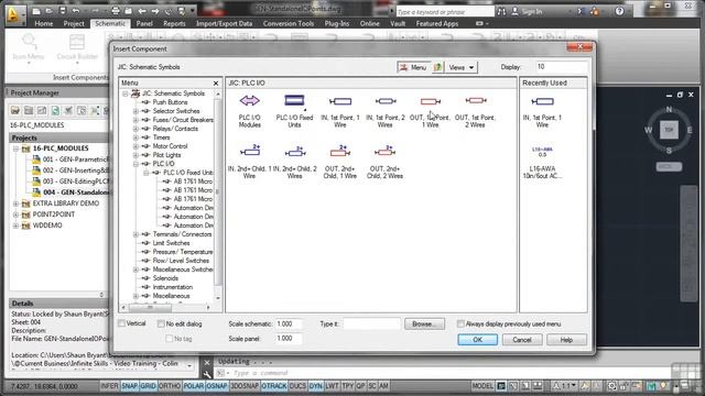 Autocad electrical Tutorial Part 40 Standalone IO points смотреть онлайн