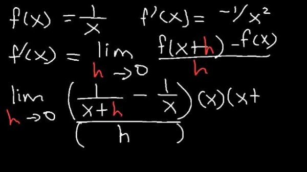 Limit Definition of Derivative Square Root, Fractions, 1/sqrt(x), Examples  - Calculus