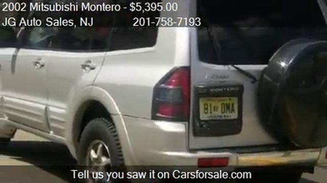 2002 Mitsubishi Montero Limited 4WD for sale in North Bergen смотреть онлайн
