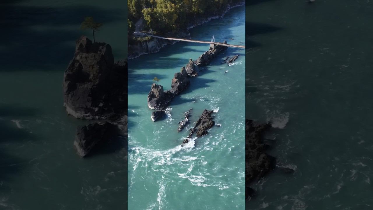 Где живёт дракон на реке Катунь? Скалы «Зубы Дракона» Республика Алтай ❤️⛰️ #Россия #зубыдракона смотреть онлайн