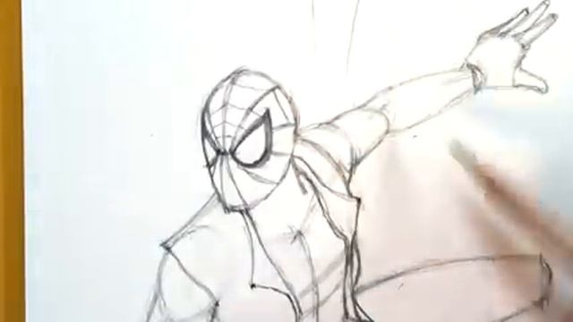 How to Draw SPIDER-PUNK (Spider-Man PS4) | Narrated Easy Step-by-Step Tutorial смотреть онлайн
