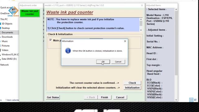CARA MENGATASI PRINTER ERROR - ink reset epson l110 смотреть онлайн