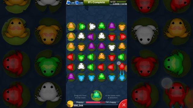 Pocket Frogs Gameplay - Taming Mustacium - Level up to 23 - Racing and winning Coclearis and Palma смотреть онлайн