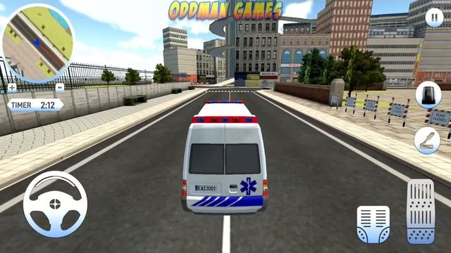 Roof Jumping Ambulance Simulator - Rooftop Stunts #2 Rescue Simulator! Android gameplay смотреть онлайн