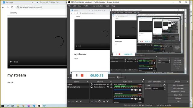 Stream video - React - RTMP смотреть онлайн