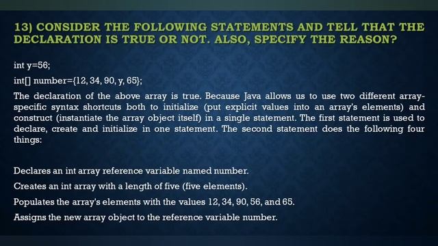 Array in Java | Interview Questions & Answers смотреть онлайн