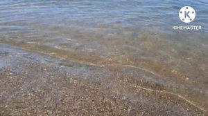 Крым. Пляж и заход в море в пансионате "Семидворье" ФСИН.