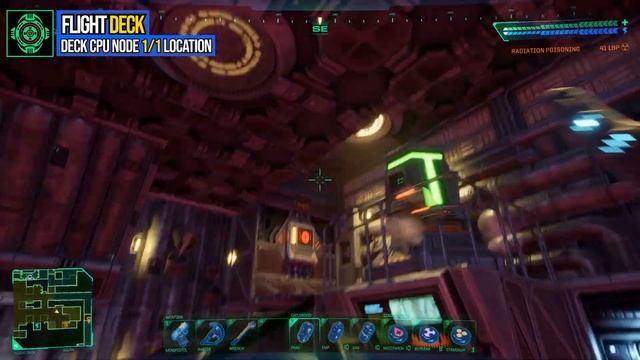 All Flight Deck Security Cameras & CPU Nodes System Shock Remake смотреть онлайн