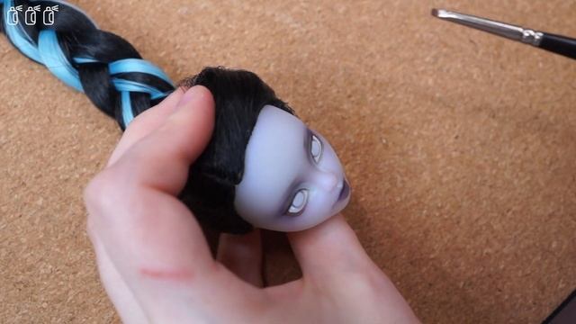 Роспись куклы русалки Сирена Фон Бу - Sirena Von Boo Перерисовка куклы Monster High от WillStore смотреть онлайн