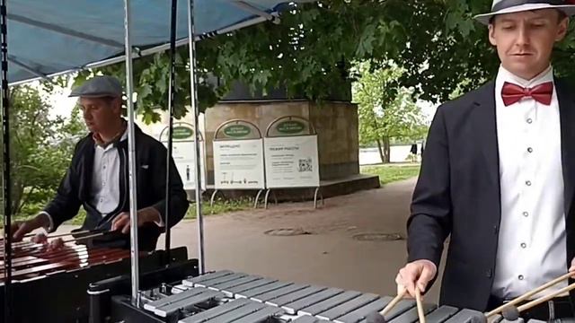 Маримба и вибрафон. Олег Акимов выступает в ЦПКиО смотреть онлайн