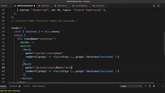 React JS Tutorial - Course Lessons #8 - Routing in React - react-router-dom - Learn ReactJS смотреть онлайн