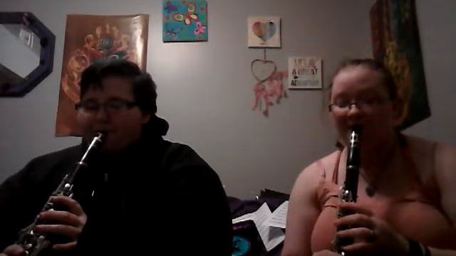Rudolf the Red Nosed Reindeer on clarinet смотреть онлайн