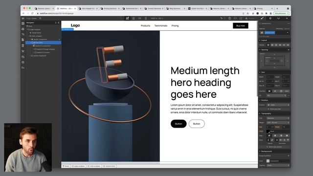 Der schnellste Weg um in Webflow eine Website zu erstellen смотреть онлайн