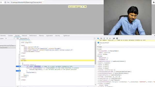 Closures - JavaScript In Hindi | What is closure in JavaScript with example? | Closure Explained смотреть онлайн