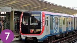 Сколько поездов на разных линиях московского метро?