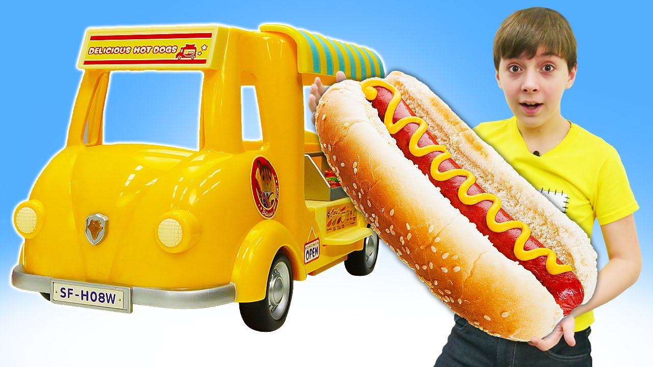 Железный человек продаёт хотдоги? Супергерои Марвел в Автомастерской Дениса смотреть онлайн