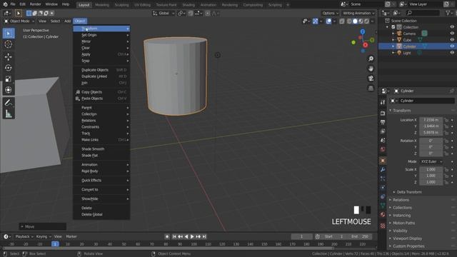 Blender Move Object Origin | Blender Cursor | Set 3D Cursor & Origin Position | Snapping Objects смотреть онлайн