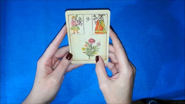 9 Букет и 10 Коса Ленорман. Описание карт. смотреть онлайн