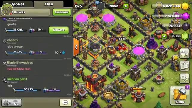 चलो जल्दी जल्दी bases का reviews करते ! th 10 farm rushed to maxed ! смотреть онлайн