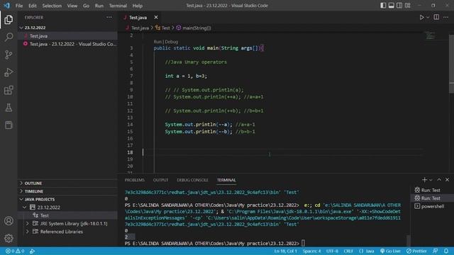 Tutorial 4 Java Unary Operators смотреть онлайн