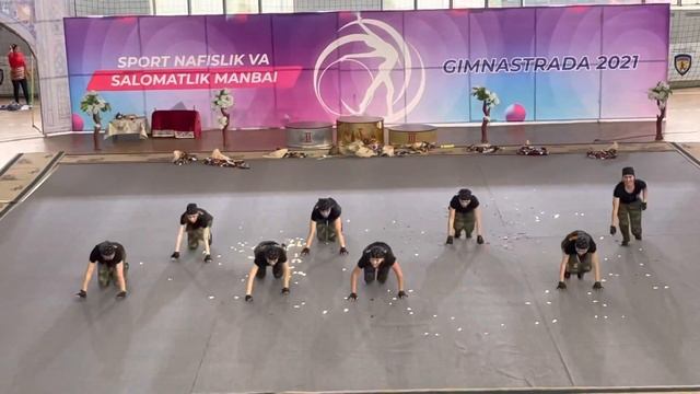 Победители Гимнастрады 2021 команда таможни «Тумарис ворислари». Хореограф Машхура Толибовна смотреть онлайн