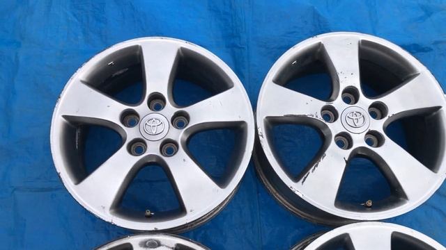 1506 Оригинальные диски Toyota из Японии R16 5х114,3 смотреть онлайн