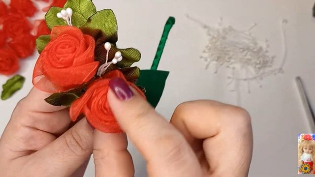 ОБОДОК С РОЗАМИ, МК / DIY Roses Headb смотреть онлайн