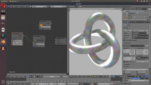 Blender Tutorial - How to use the Noise Texture Node смотреть онлайн